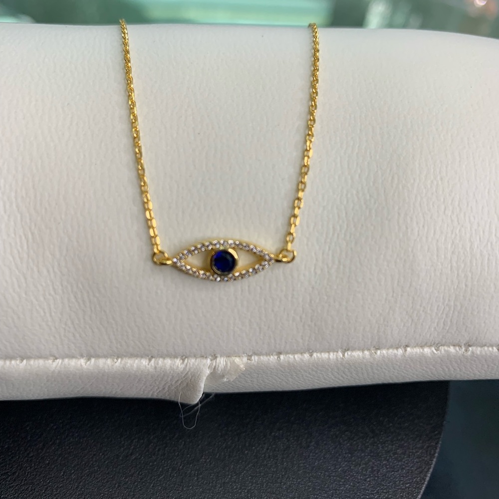 Blue Evil Eye Dainty Bracelet